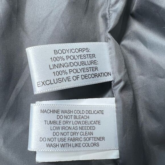 Cutter & Buck Womens Quilted Puffer Jacket With Zip Pockets Gray Size M - Picture 6 of 13